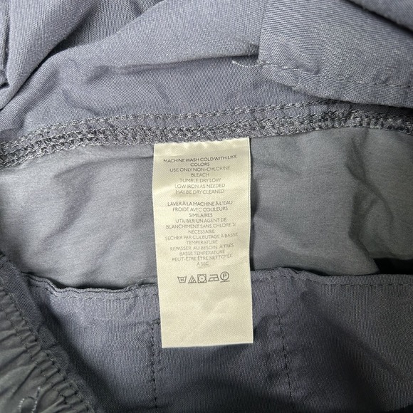 Anthropologie Baggy Cargo Parachute Pant Women 29 Blue Tactical Utility Gorpcore - Picture 4 of 12